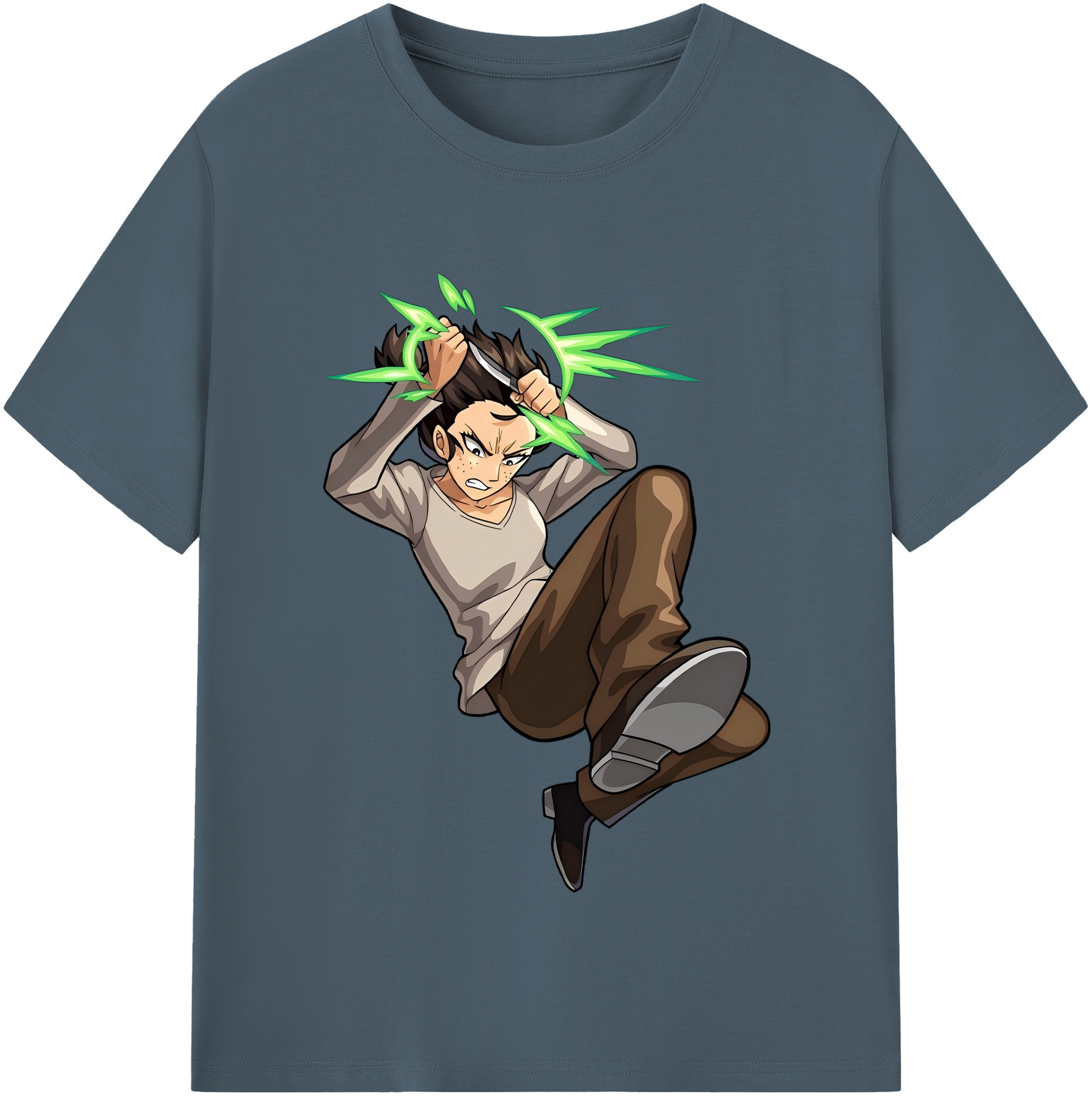 （画像用） 進撃の巨人 Attack on Titan 綿100％半袖Tシャツ（フロントプリント）